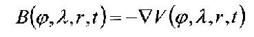 gradient from the potential equation